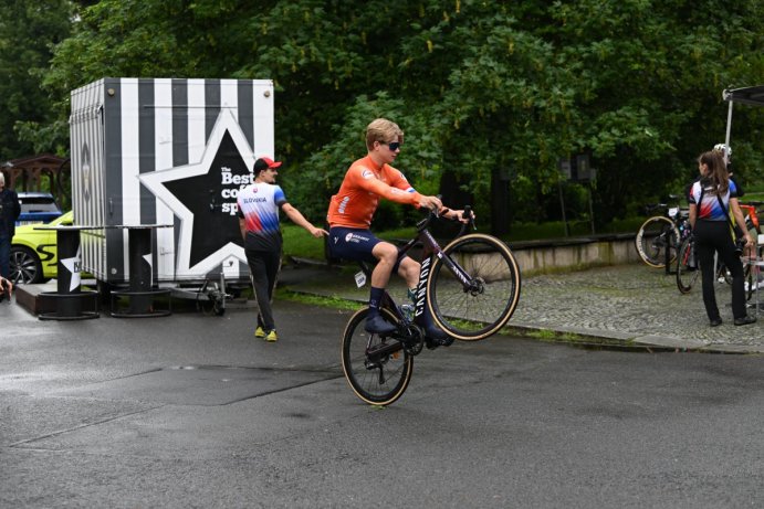 Krajské silnice se staly dějištěm světového cyklo závodu