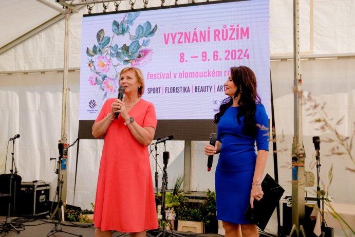 Tisíce růží provoněly festival v olomouckém rozáriu