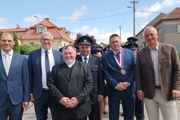 Hasiči v Luké hasí už 130 let. Obec uspořádala slavnost