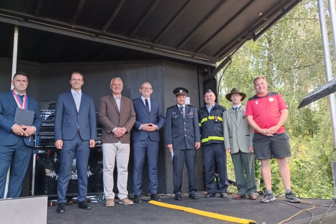 Hasiči v Luké hasí už 130 let. Obec uspořádala slavnost