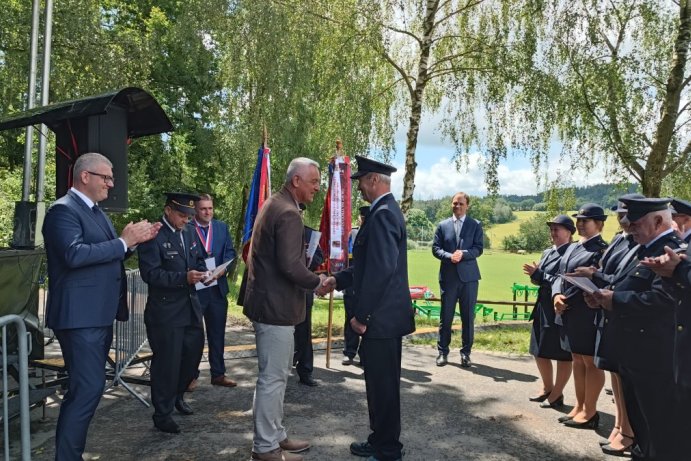 Hasiči v Luké hasí už 130 let. Obec uspořádala slavnost