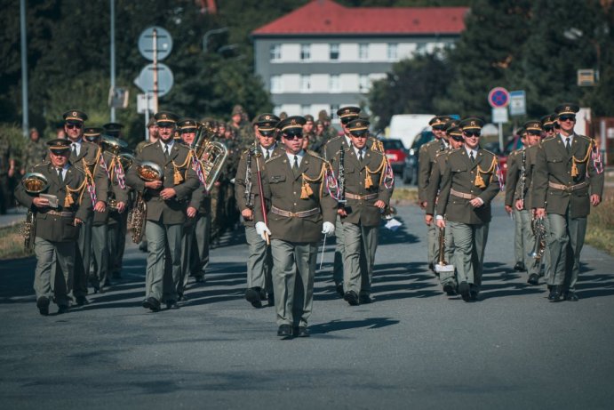 V Hranicích složilo vojenskou přísahu 41 středoškoláků