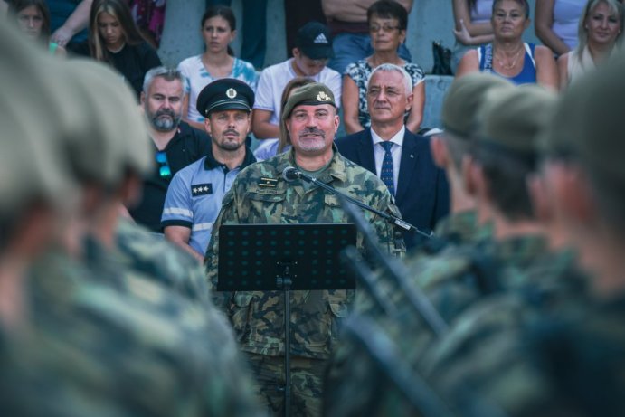 V Hranicích složilo vojenskou přísahu 41 středoškoláků