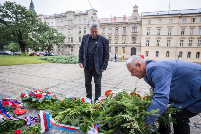 Zástupci kraje si připomněli výročí úmrtí T. G. Masaryka