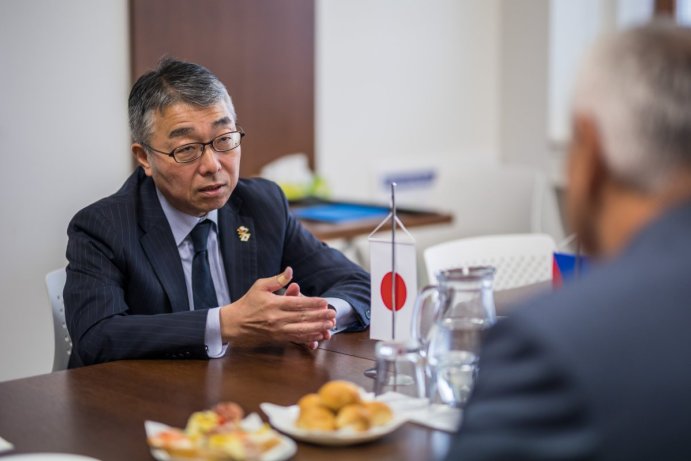 Olomoucký kraj navštívil velvyslanec Japonska