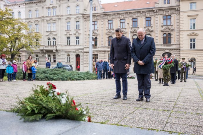 Zástupci kraje si připomněli vznik Československa