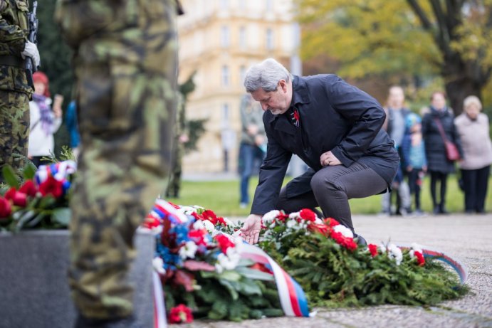 Zástupci kraje si připomněli vznik Československa