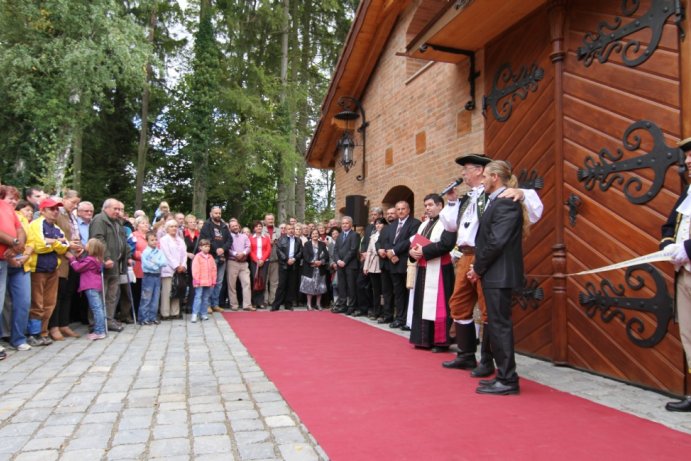 Nově otevřený objekt - tzv. Depozitář - v Muzeu v Čechách pod Kosířem