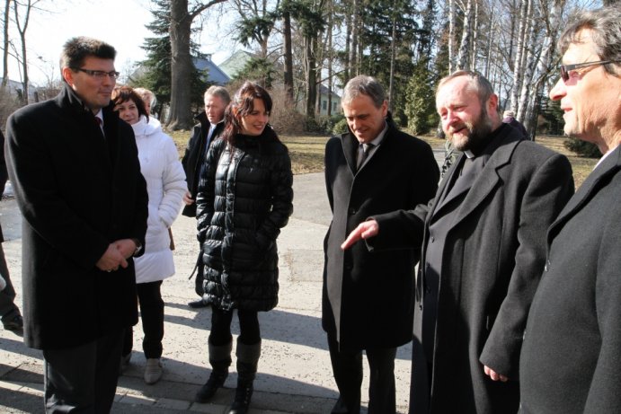 Prohlídka rekonstruovaného kostela sv. Barbory v Zábřehu