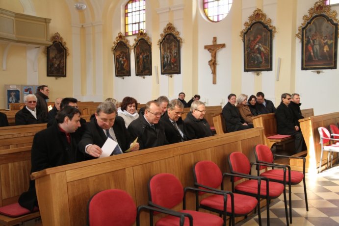 Prohlídka rekonstruovaného kostela sv. Barbory v Zábřehu