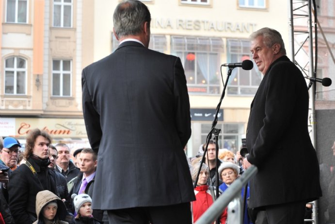 setkání prezidenta republiky s občany města Olomouce