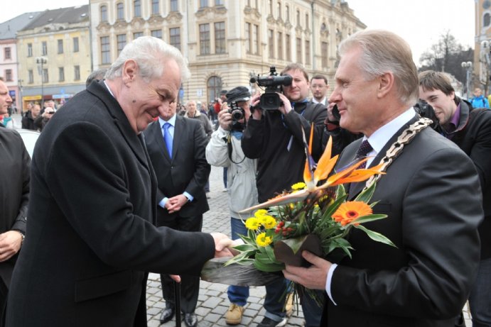 setkání prezidenta republiky s občany a představiteli města Přerov