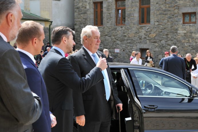 Třetí a závěrečný den prezidentské návštěvy v Olomouckém kraji, 15.5.2015