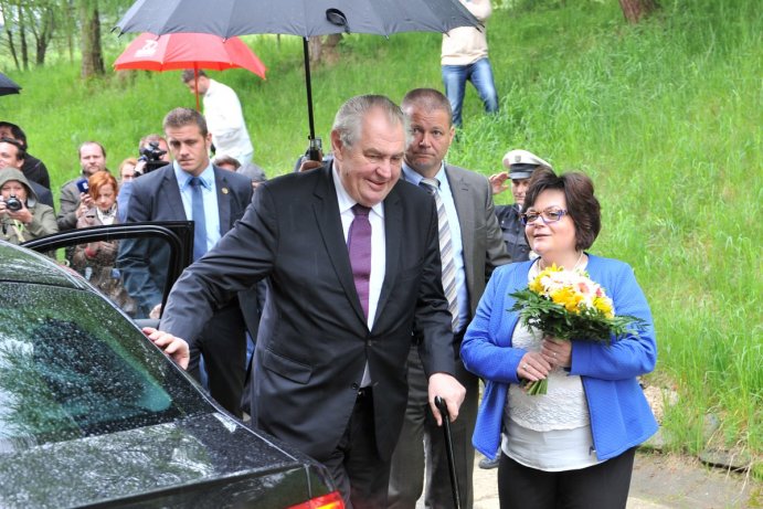 Oficiální návštěva prezidenta Zemana v Olomouckém kraji, den druhý