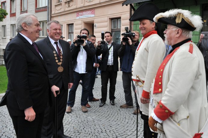 Oficiální návštěva prezidenta Zemana v Olomouckém kraji, den druhý