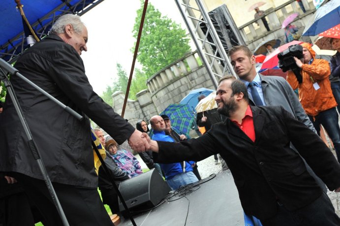 Oficiální návštěva prezidenta Zemana v Olomouckém kraji, den druhý