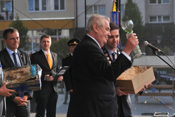 Oficiální návštěva prezidenta Zemana v Olomouckém kraji, den druhý