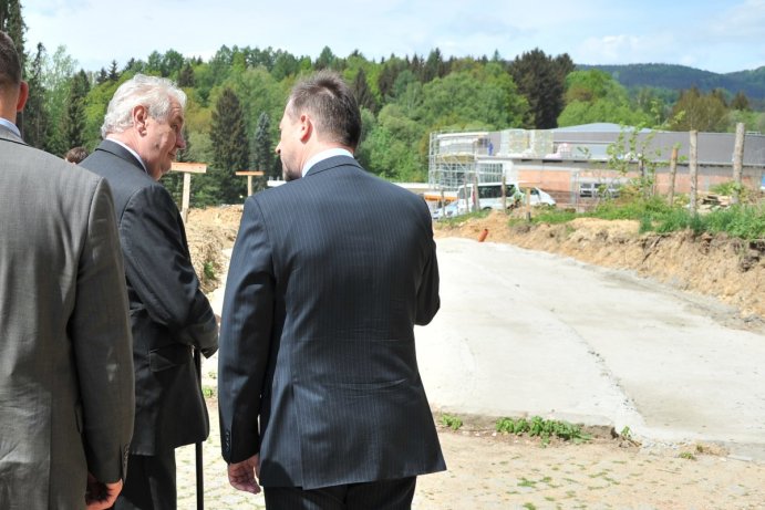 Oficiální návštěva prezidente Zemana v Olomouckém kraji, den třetí