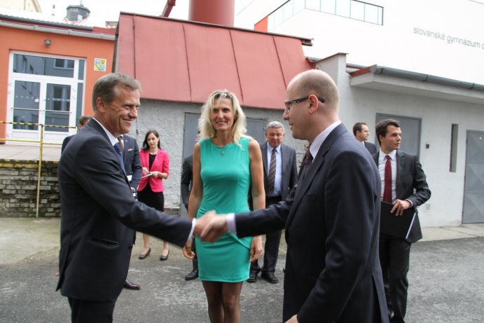 Návštěva premiéra Bohuslava Sobotky v Olomouckém kraji