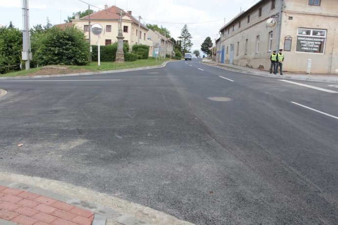 Průtah Výšovicemi na Prostějovsku otevřen