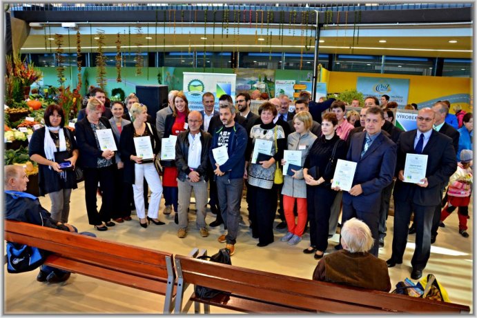 Hejtman Rozbořil předal ocenění Výrobek Olomouckého kraje