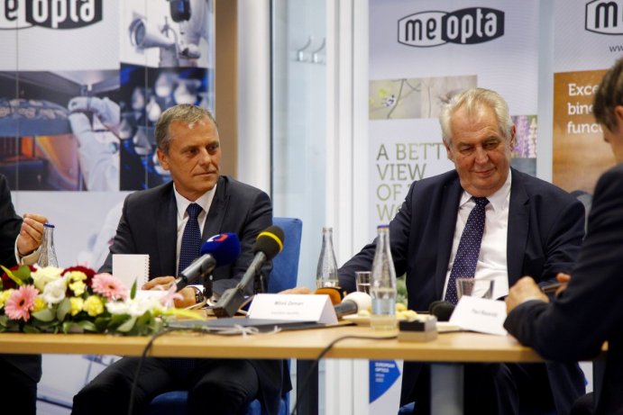 Prezident Miloš Zeman zahájil třídenní návštěvu Olomouckého kraje