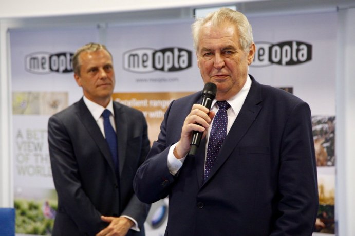 Prezident Miloš Zeman zahájil třídenní návštěvu Olomouckého kraje