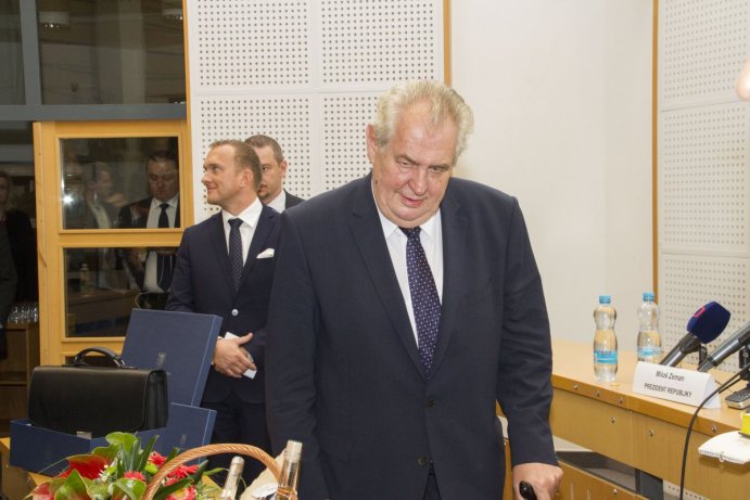 Prezident Miloš Zeman zahájil třídenní návštěvu Olomouckého kraje