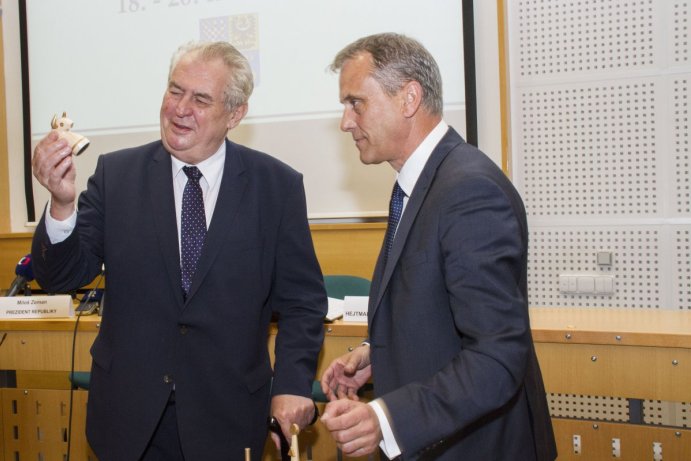 Prezident Miloš Zeman zahájil třídenní návštěvu Olomouckého kraje