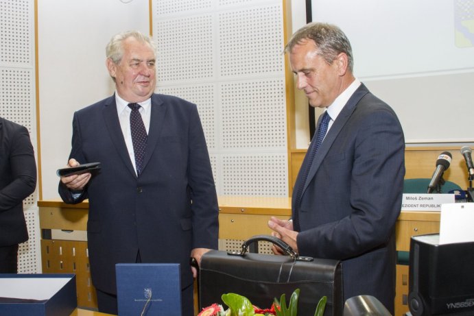 Prezident Miloš Zeman zahájil třídenní návštěvu Olomouckého kraje