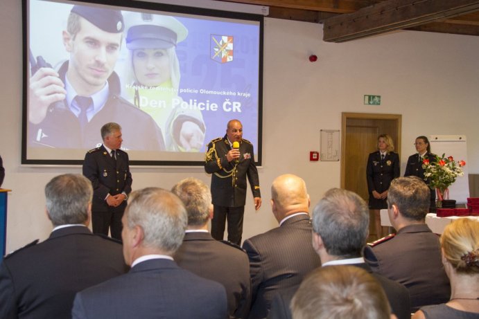 Policie v Olomouckém kraji ocenila ty nejlepší ze svých řad