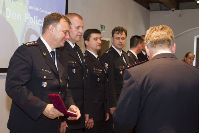 Policie v Olomouckém kraji ocenila ty nejlepší ze svých řad