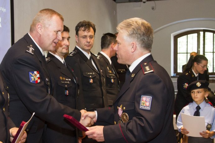 Policie v Olomouckém kraji ocenila ty nejlepší ze svých řad