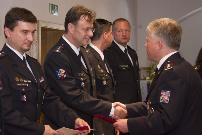 Policie v Olomouckém kraji ocenila ty nejlepší ze svých řad