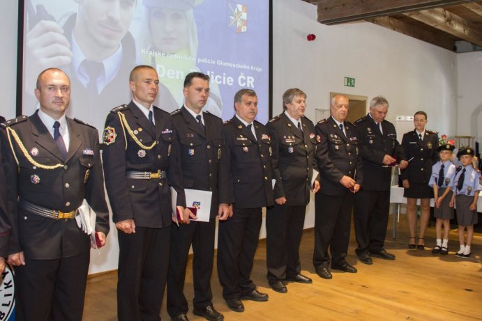 Policie v Olomouckém kraji ocenila ty nejlepší ze svých řad