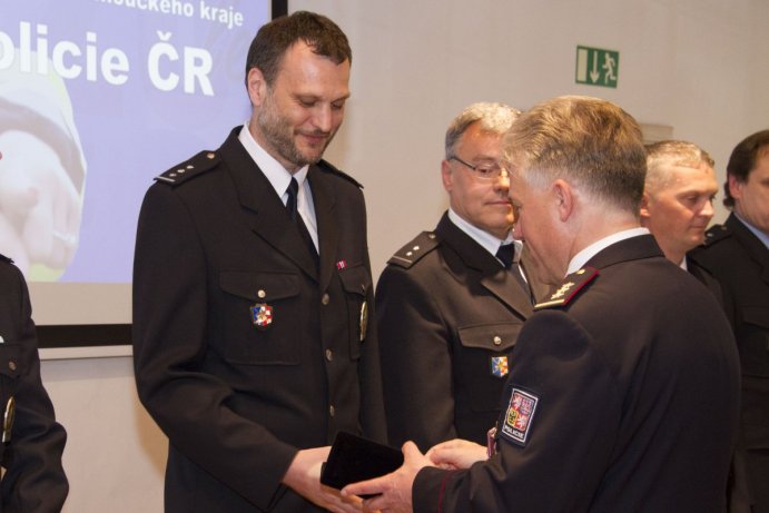 Policie v Olomouckém kraji ocenila ty nejlepší ze svých řad