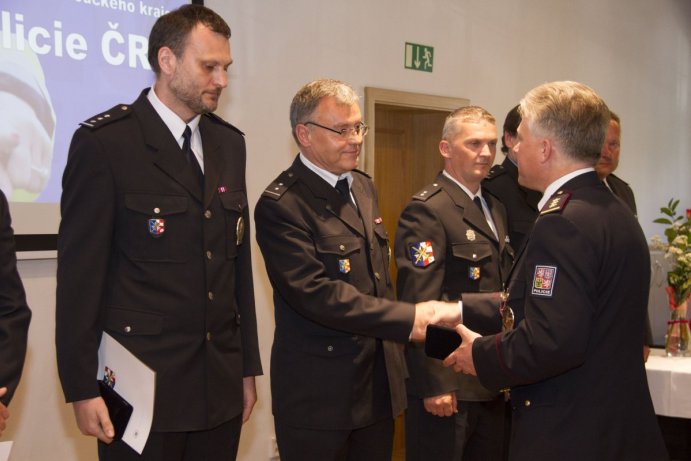 Policie v Olomouckém kraji ocenila ty nejlepší ze svých řad