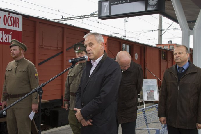 Legiovlak poprvé přijíždí do Olomouckého kraje