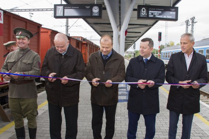 Legiovlak poprvé přijíždí do Olomouckého kraje