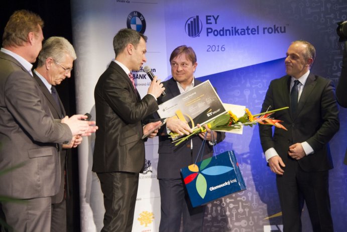 Titul EY Podnikatel roku Olomouckého kraje získal Pavel Koutný