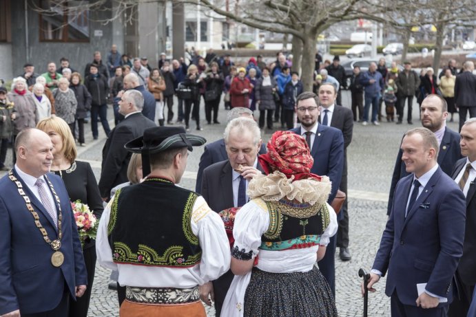 První den prezidentské návštěvy v kraji