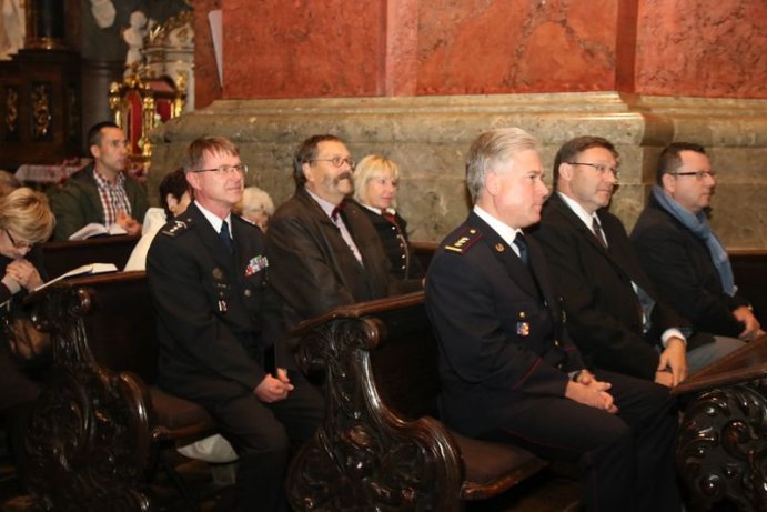  Náměstek hejtmana Olomouckého kraje Jiří Zemánek se zúčastnil mše za Policii ČR 