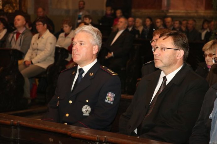  Náměstek hejtmana Olomouckého kraje Jiří Zemánek se zúčastnil mše za Policii ČR 