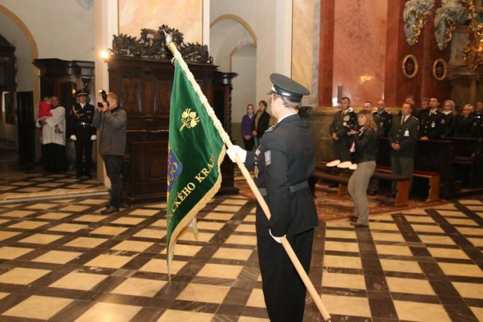  Náměstek hejtmana Olomouckého kraje Jiří Zemánek se zúčastnil mše za Policii ČR 