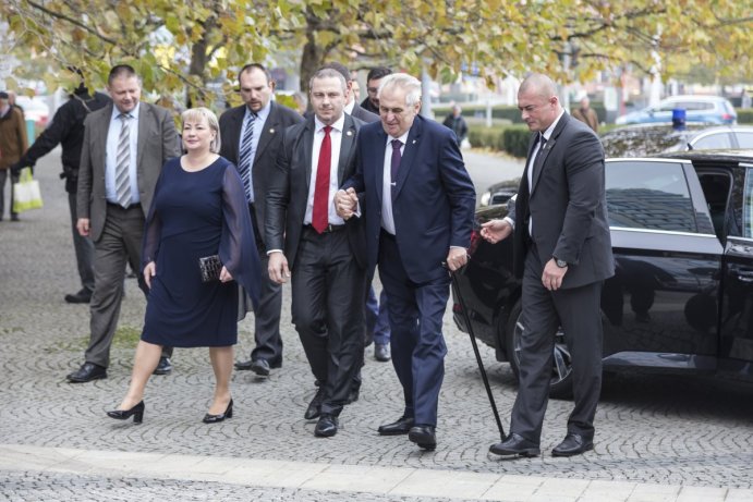 Prezident Miloš Zeman zahájil návštěvu Olomouckého kraje