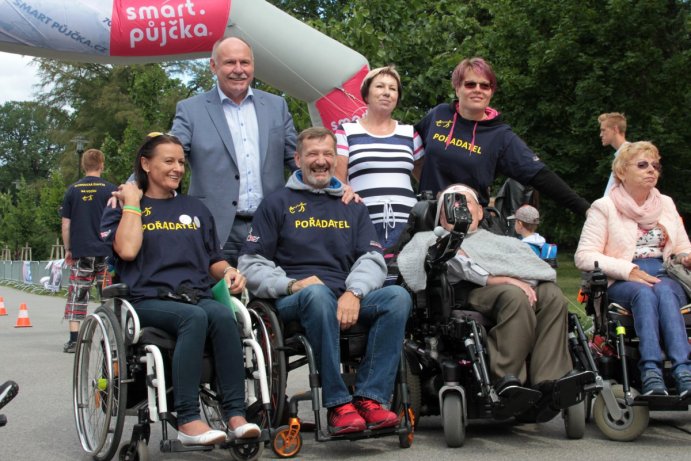 Olomoucká štafeta na vozíku 2018