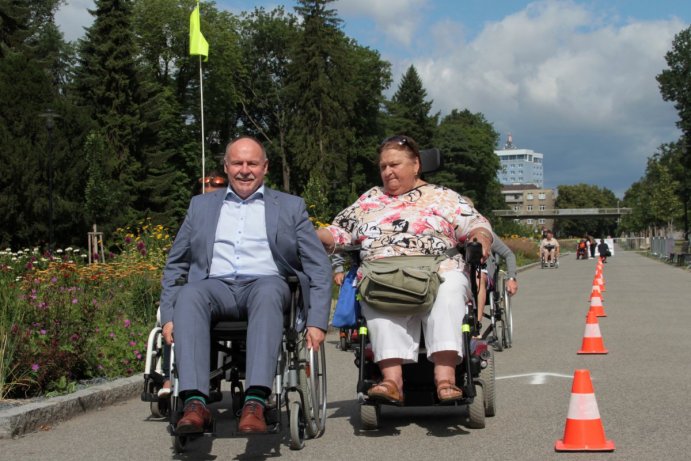 Olomoucká štafeta na vozíku 2018