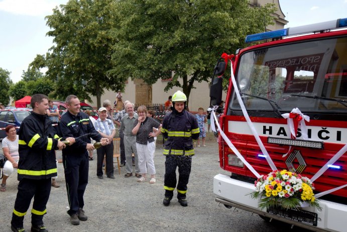 Svěcení cisterny v Pavlově