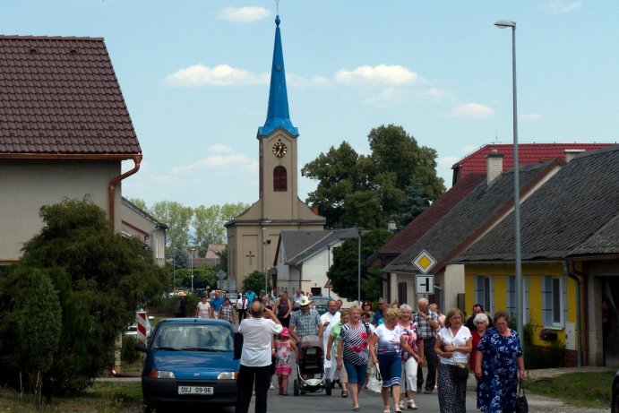 Svěcení cisterny v Pavlově