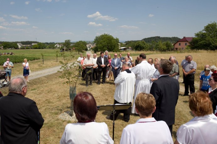 Svěcení cisterny v Pavlově